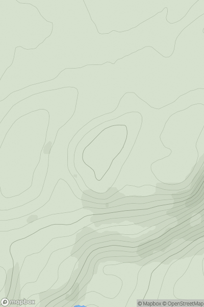 Thumbnail image for Creagan Soilleir [Kyle of Lochalsh to Garve] showing contour plot for surrounding peak